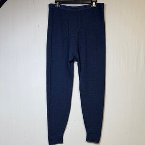 Terramar Men’s Blue 2 Layer Sportsman Thermal Base Layer Pants Size XL